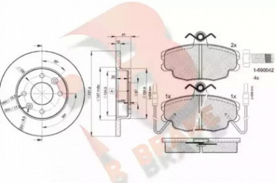 R BRAKE 3r05544705 -